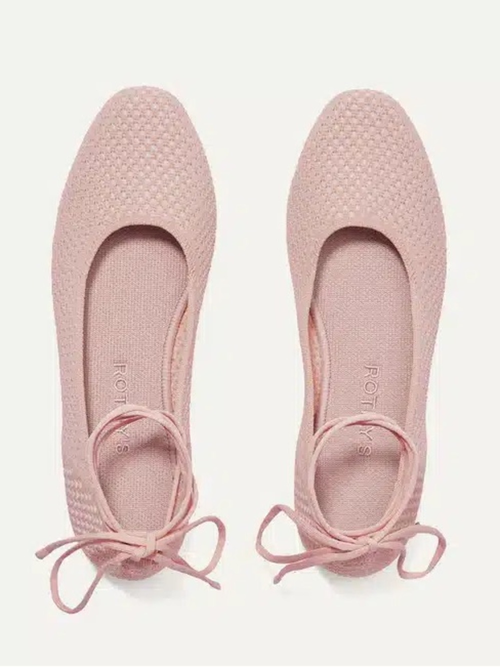 Rothy’s The Square Wrap Flat Ballerina Pink